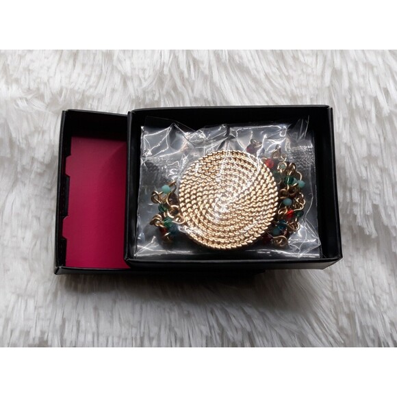 AVON RAINBOW RICHES SWIRL NECKLACE (GOLDTONE / RAINBOW COLORS) NEW SEALED!!! - Picture 4 of 7